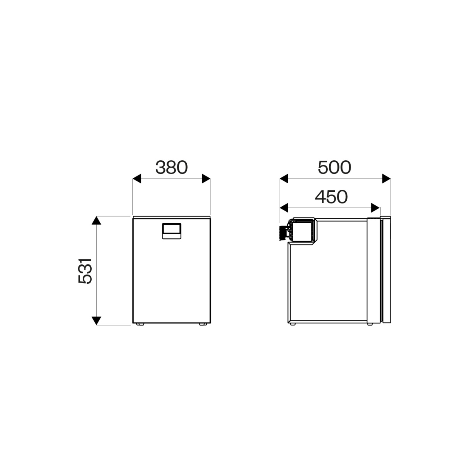 Kompressorkühlschrank-Schublade Drawer 49 OFF by IndelB