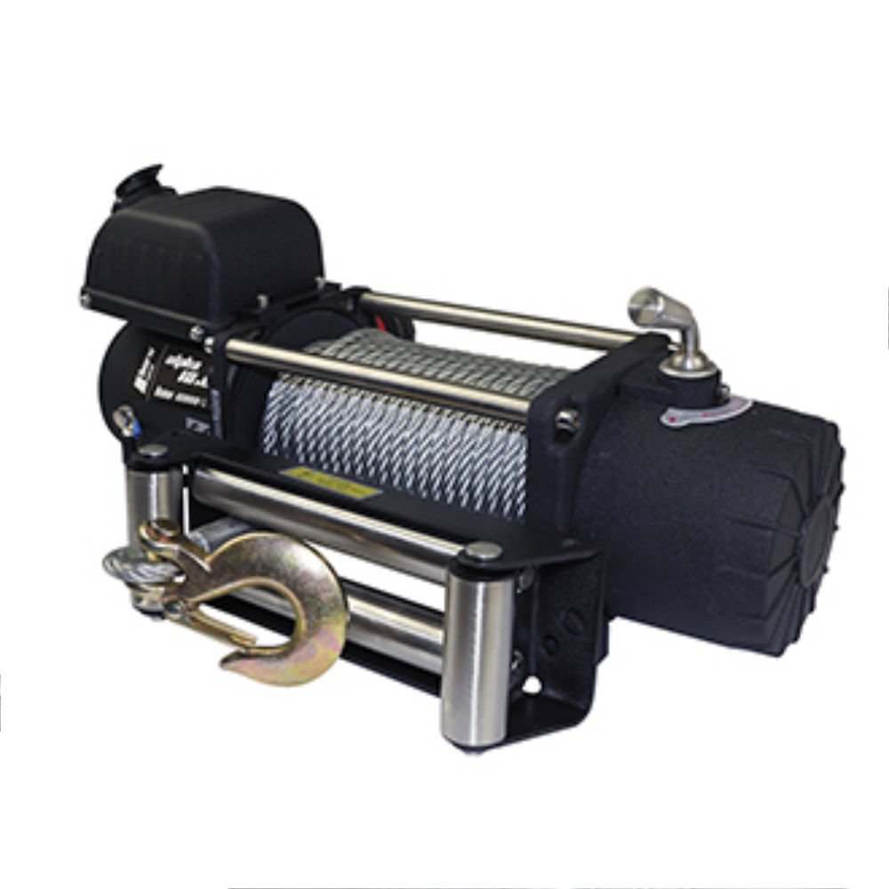 Horntools, Seilwinde 5,4t, Alpha 12.0 Quick, 24V, 26m Stahlseil