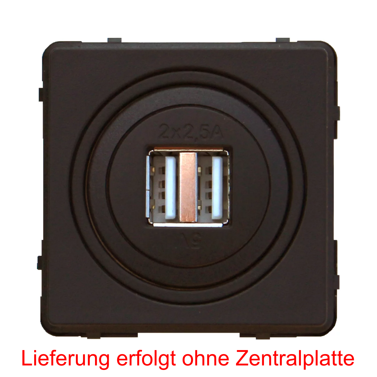 Inprojal USB-Lader 230V, 2x USB-A 5V/2.1A