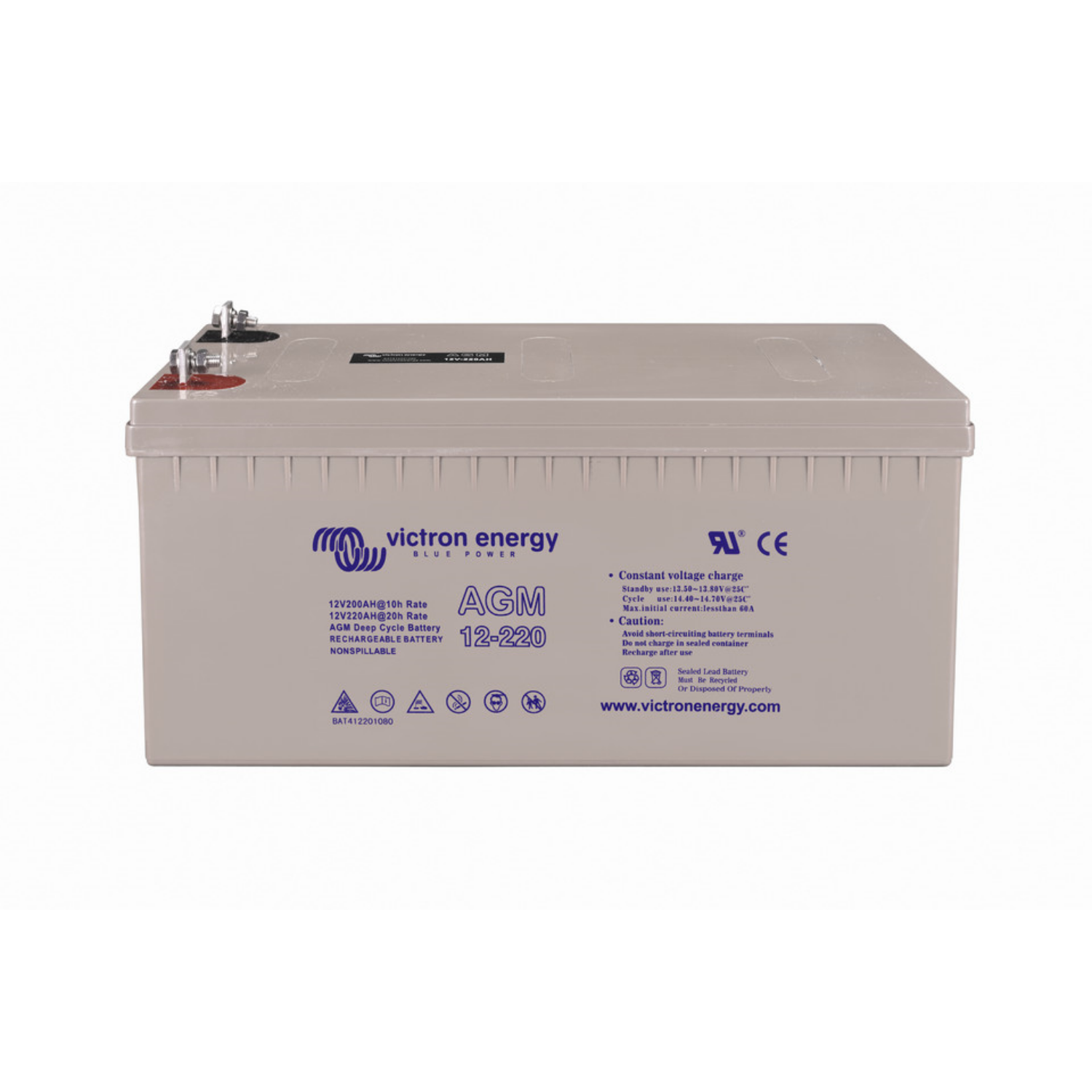 Victron Energy, 12V/220Ah AGM Deep Cycle Batterie