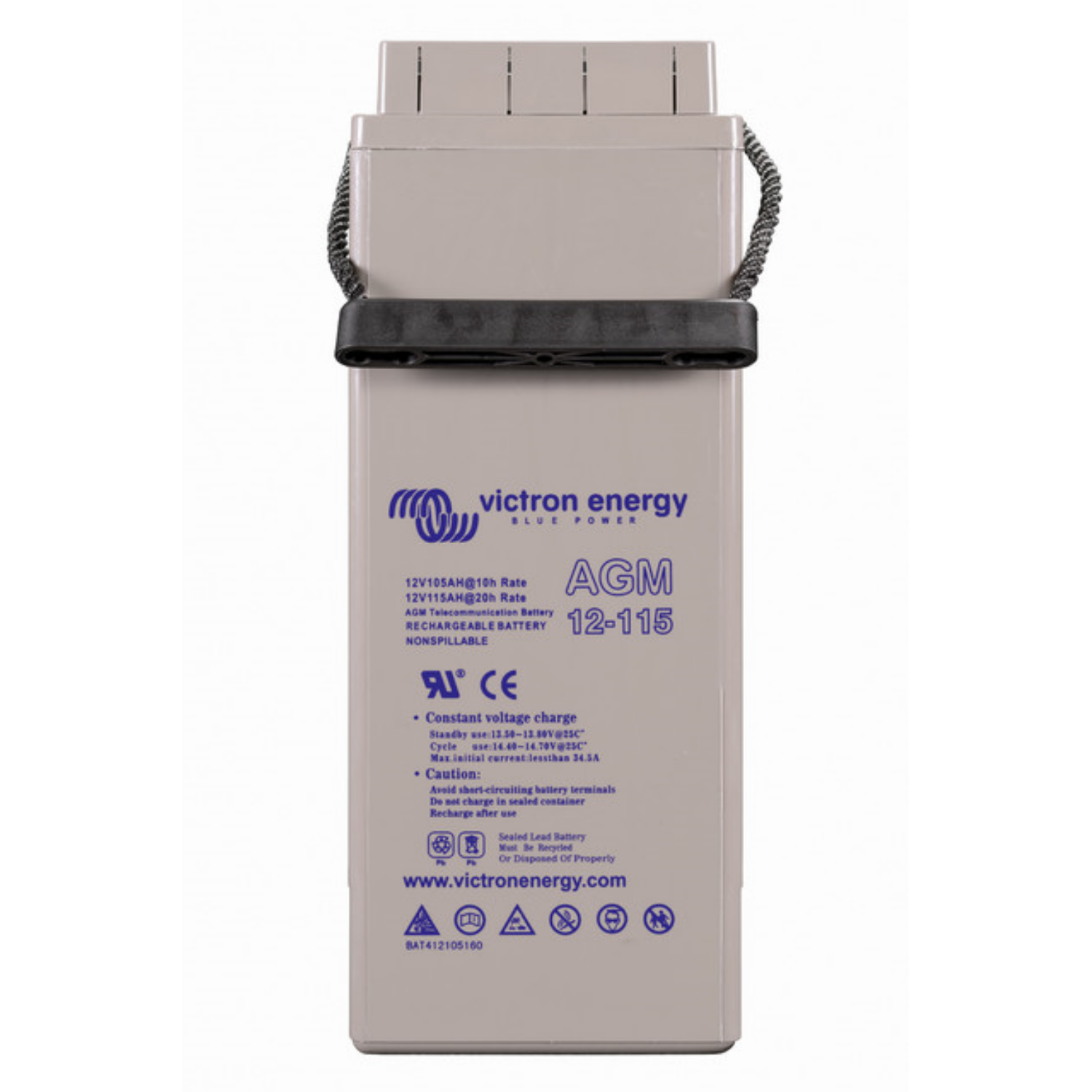 Victron Energy, 12V/115Ah AGM Telecom Batterie, M8