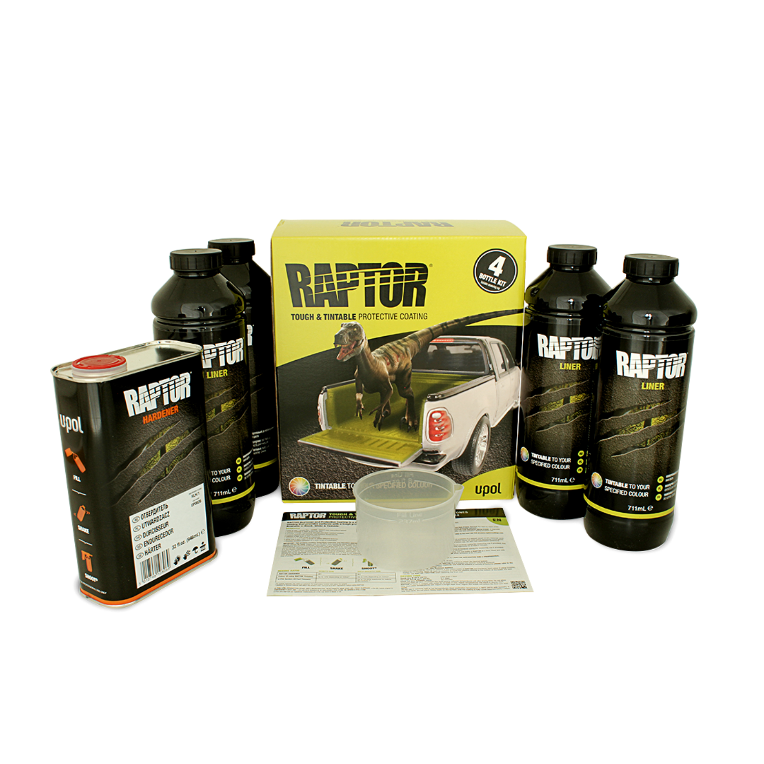 Raptor Liner Kit, 2K-Polyurethan Beschichtung