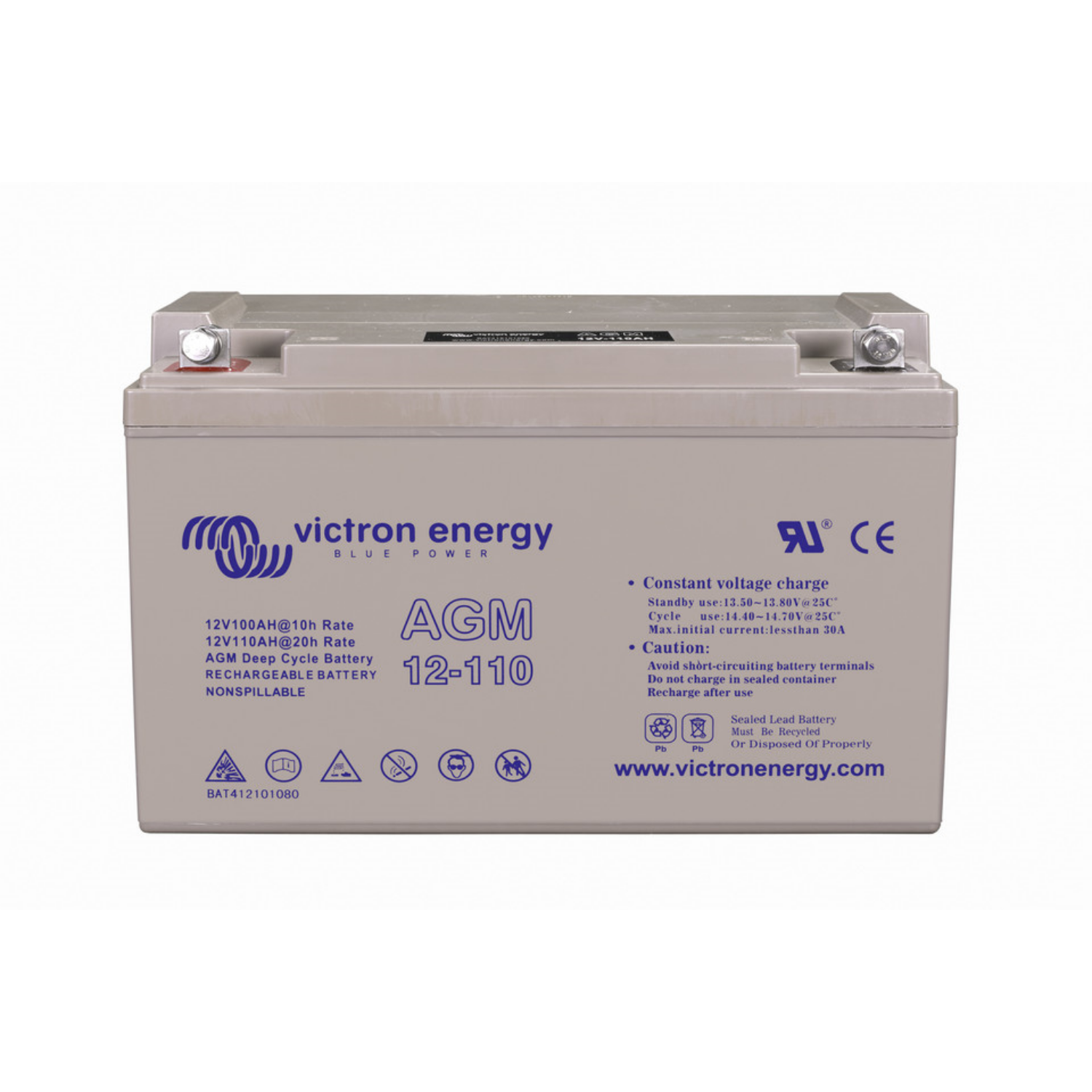 Victron Energy, 12V/110Ah AGM Deep Cycle Batterie