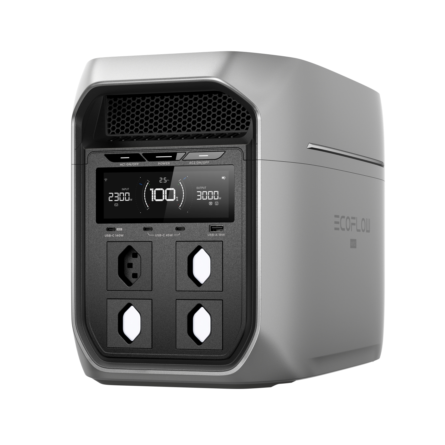 EcoFlow DELTA 3 MAX Plus Powerstation, 2048 Wh