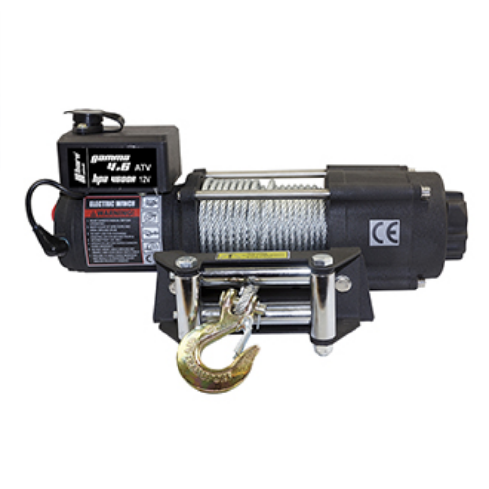 Horntools, Seilwinde 2,0t, Gamma 4.6 ATV, 24V, 14.5m Stahlseil