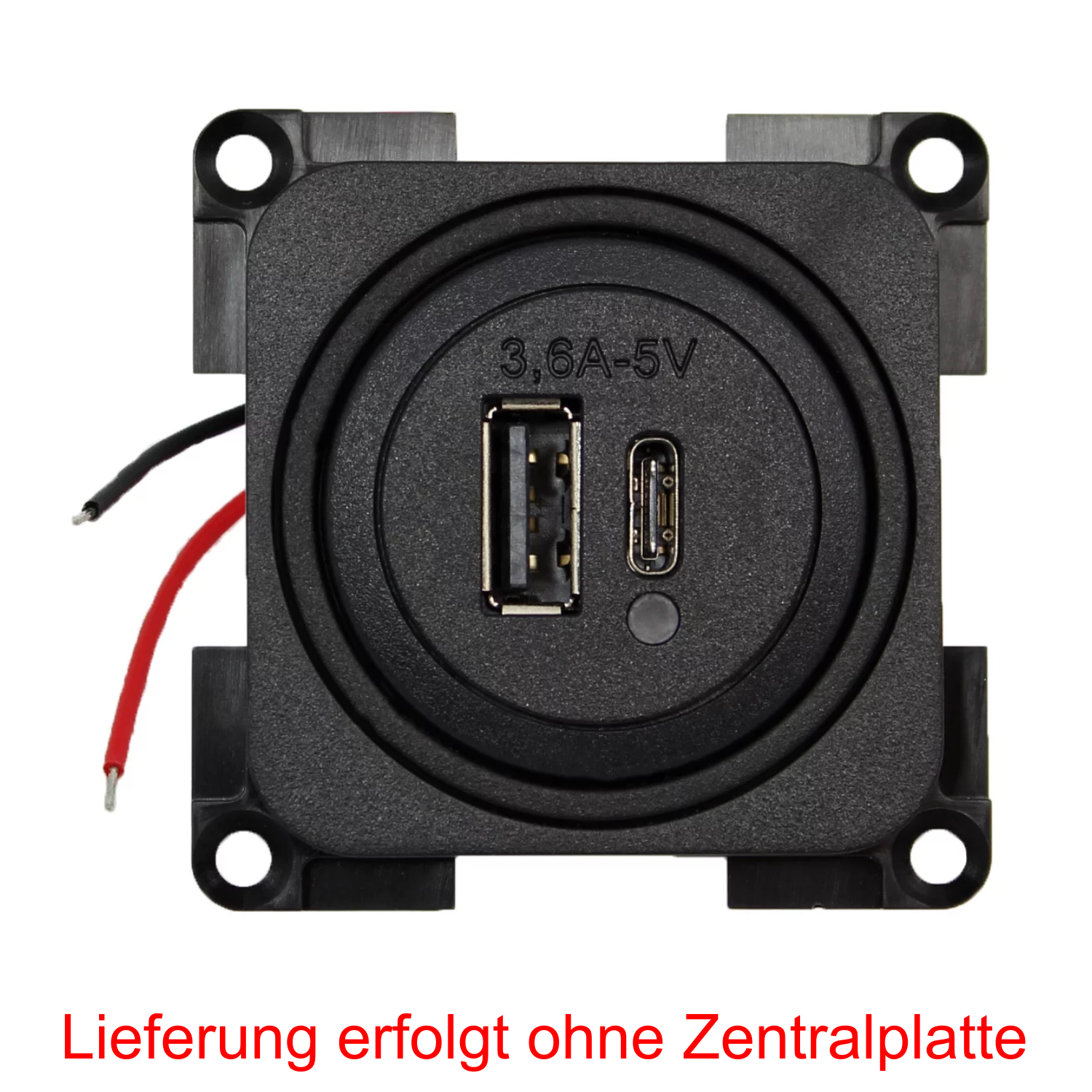 Inprojal USB-Lader 12-24V, je 1x USB-A/C 5V max. 3.6A