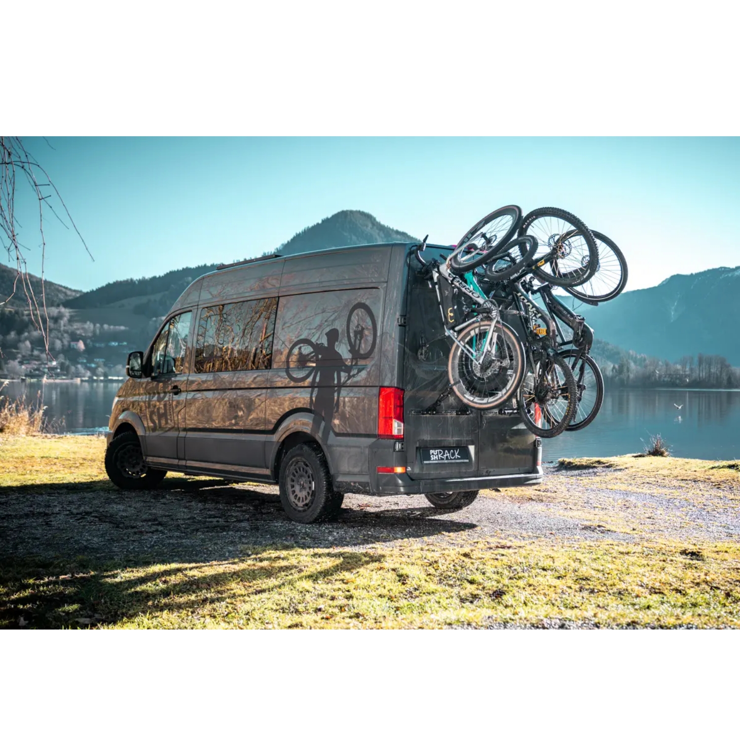 PUSHrack Gravelbike Adapter für Reifenhalter V3