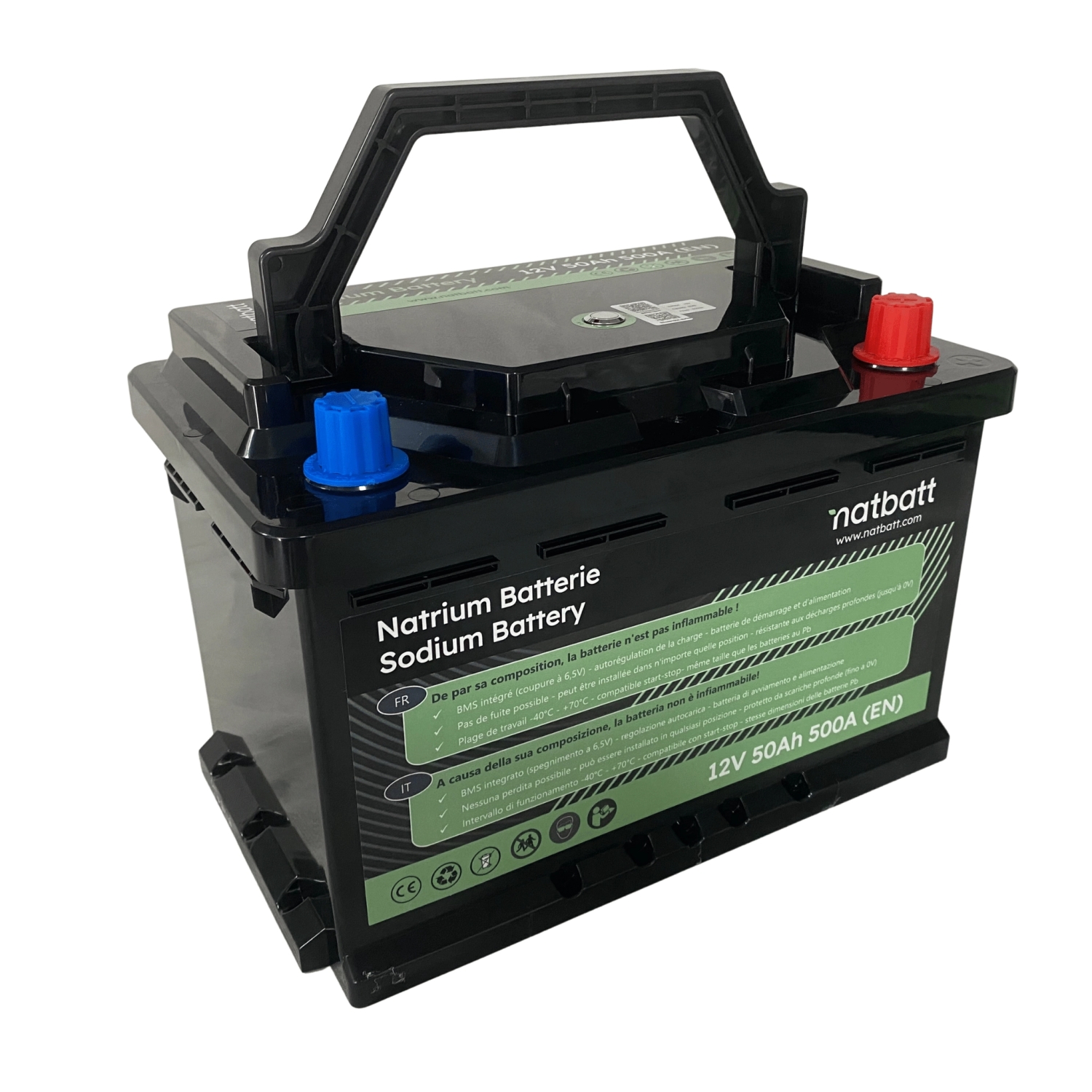 Natrium Batterie 50Ah