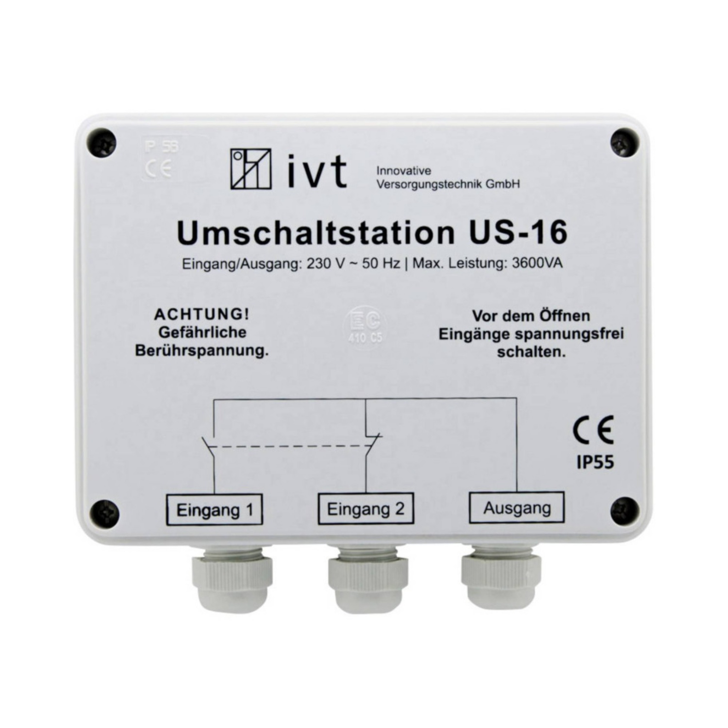 IVT Netzumschalter US-16, 16A
