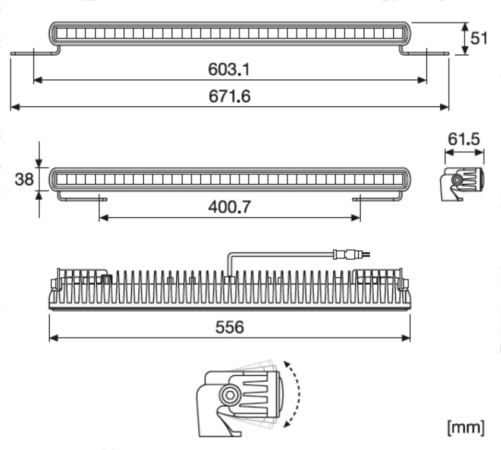 Lightbar Osram LEDriving SX-500-CB