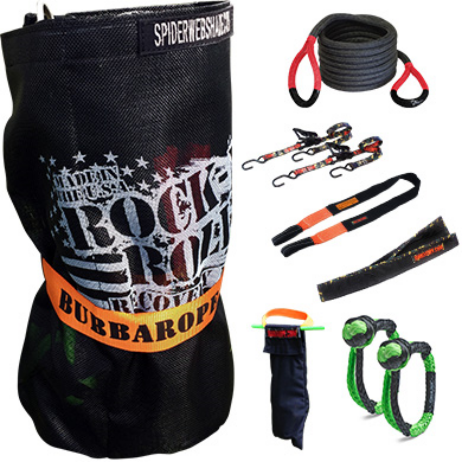 Bubbarope Recovery Kit Rock-n-Roll Bubba Bruchlast 12t