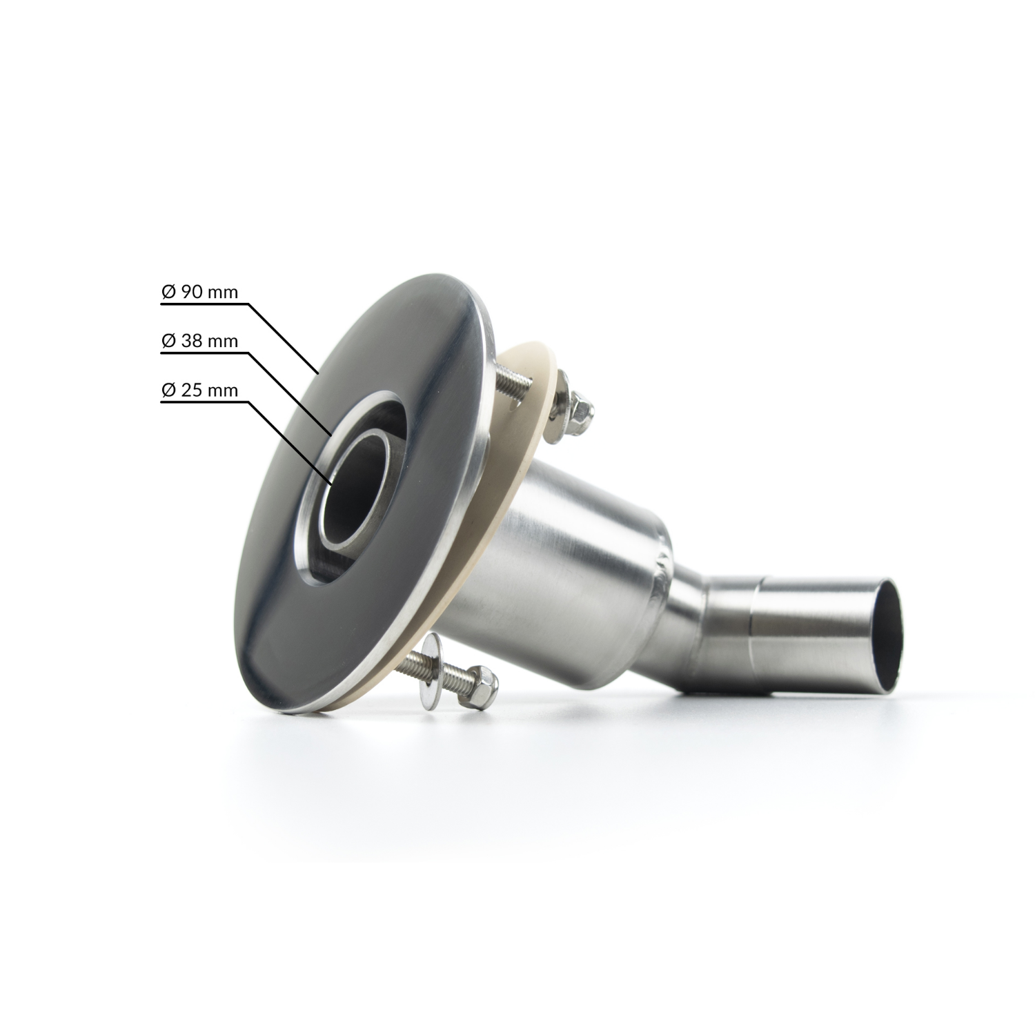 Autoterm, Abgas Bordwanddurchführung, 24mm