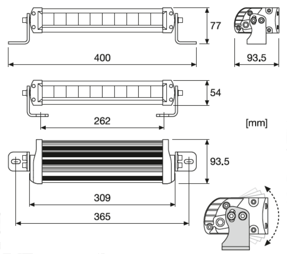 Lightbar Osram LEDriving FX-250-CB