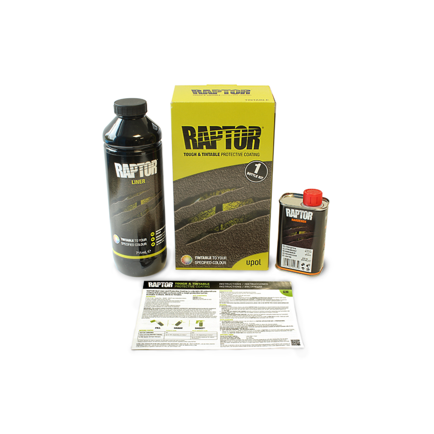 Raptor Liner Kit, 2K-Polyurethan Beschichtung