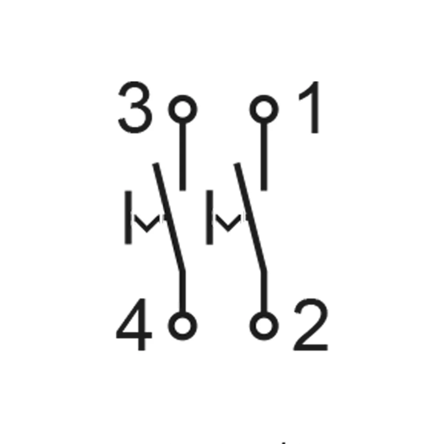 Inprojal Schalterelement, 2 Schliesser mit einzelnem Eingang