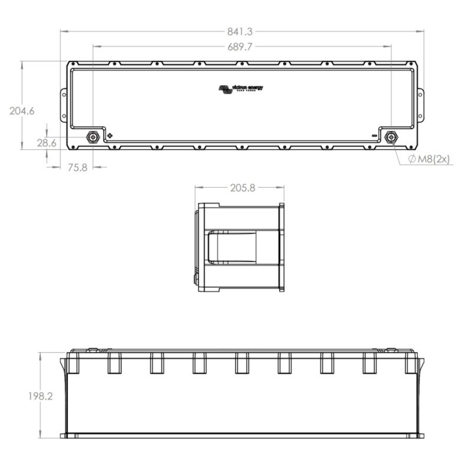 Victron Energy LiFePO4 Batterie 25.6V/300Ah - Smart NG
