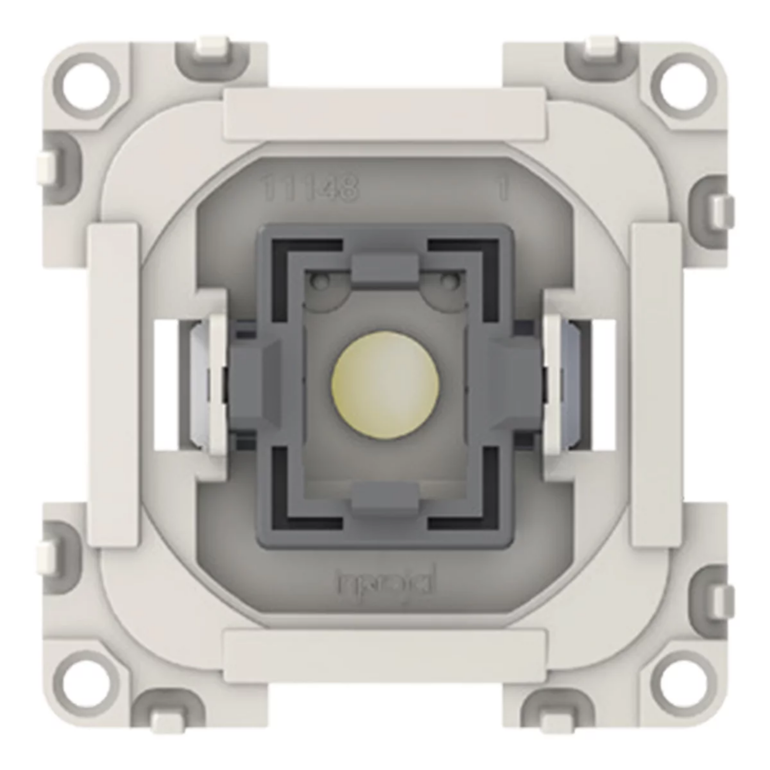 Inprojal Tasterelement, 1 Schliesser mit Kontrollleuchte 12V