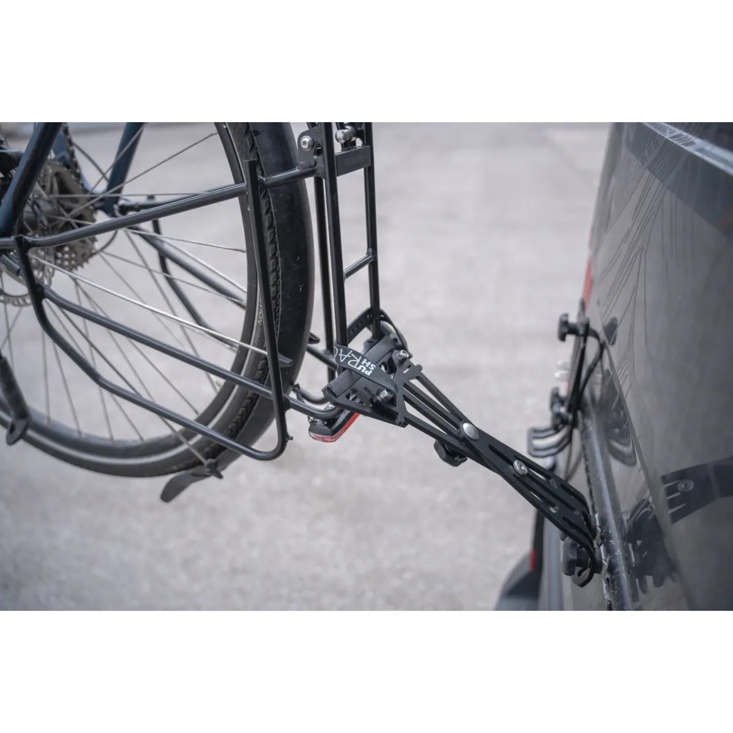 PUSHrack Gepäckträger Adapter für Reifenhalter V2