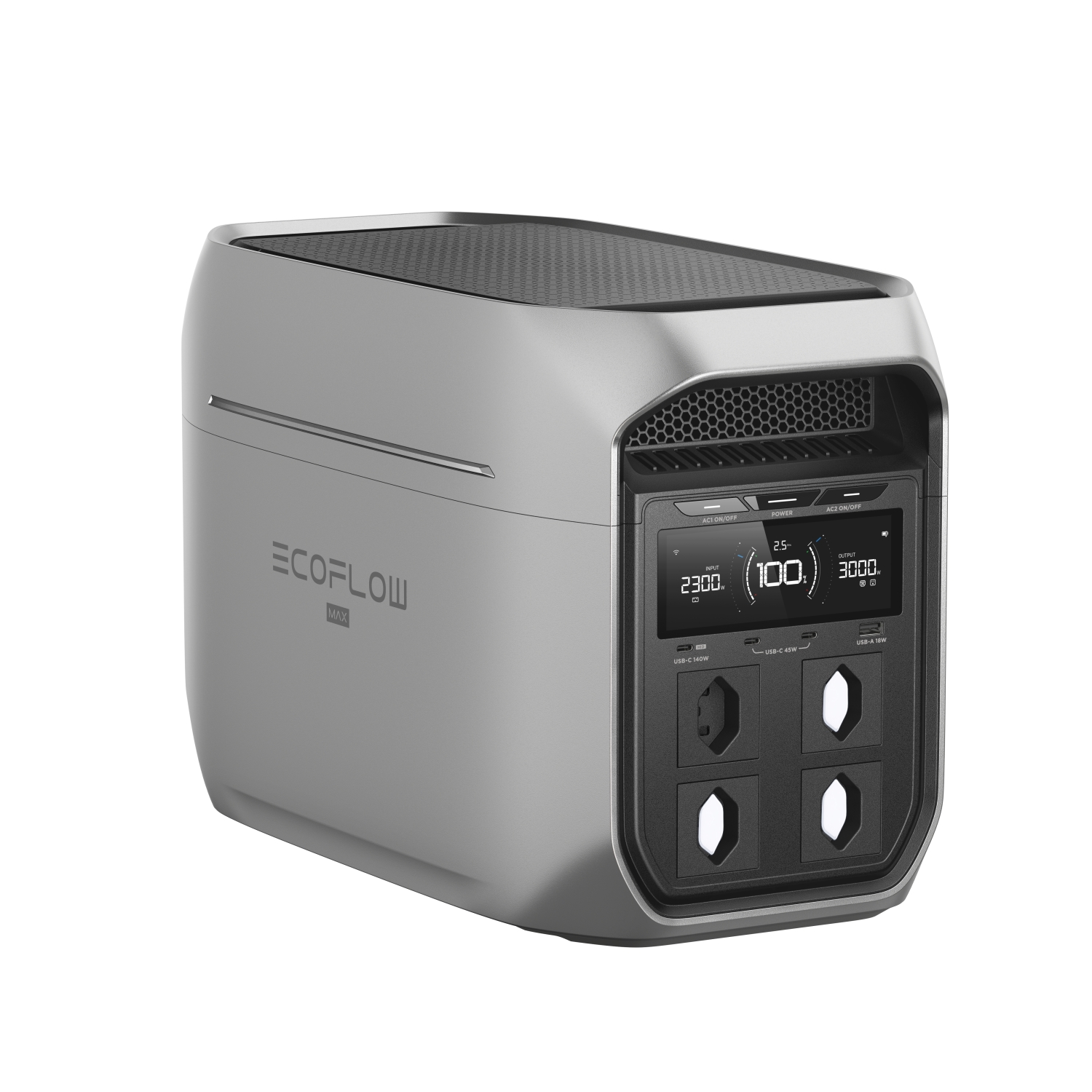 EcoFlow DELTA 3 MAX Plus Powerstation, 2048 Wh