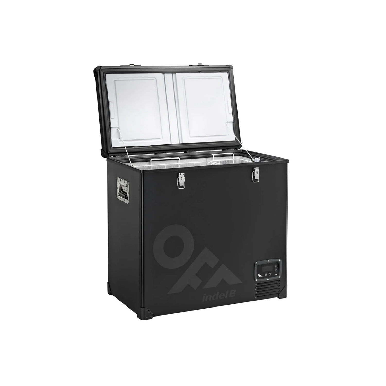 Kompressorkühlbox TB130 Steel, Black-OFF by IndelB