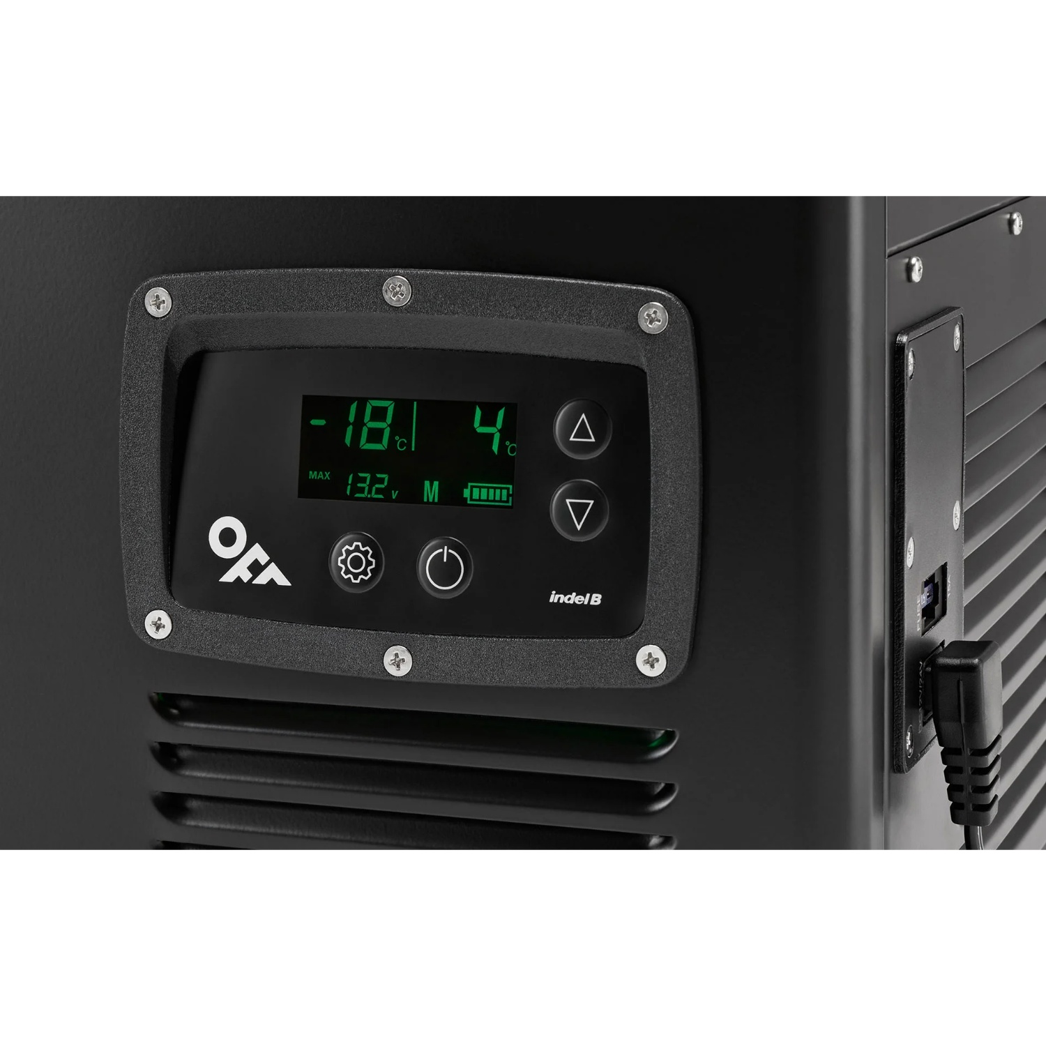 Kompressorkühlbox TB65 DD-Steel, Black-OFF by IndelB